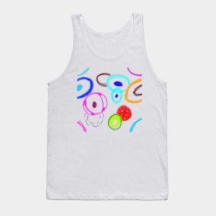 Colorful abstract geometric shapes Tank Top